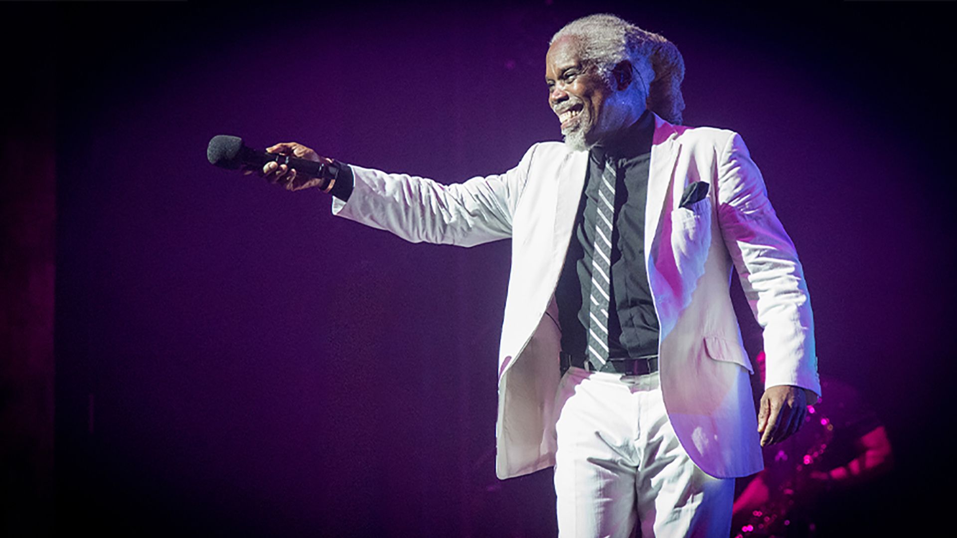 Billy Ocean Standing On A Stage